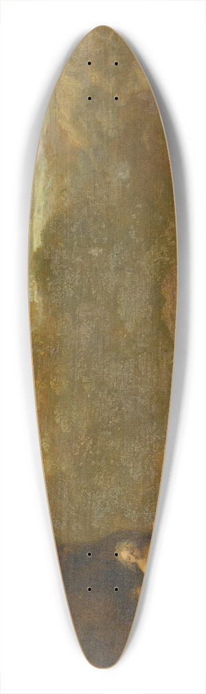 Cornelis Van Poelenburch - Bathing Girls 39.3 inch art pintail longboard deck