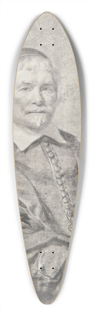 Cornelis Visscher - Bildnis des Robert Junius in seinem vorletzten, 48. Lebensjahr 39.3 inch art pintail longboard deck