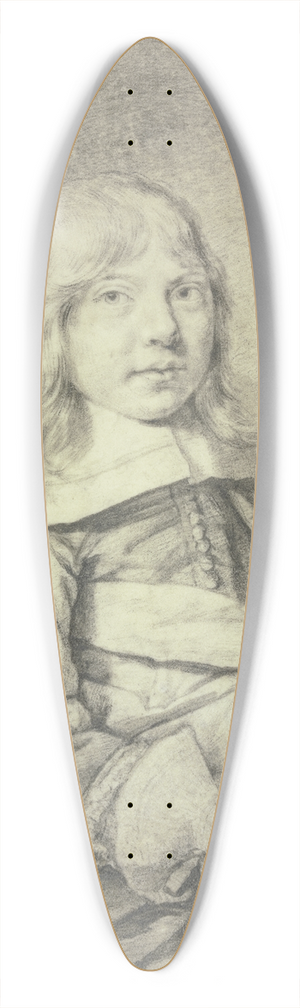 Cornelis Visscher - Portrait of a boy 39.3 inch art pintail longboard deck