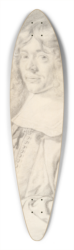 Cornelis Visscher - Portrait of a YoungMan 39.3 inch art pintail longboard deck