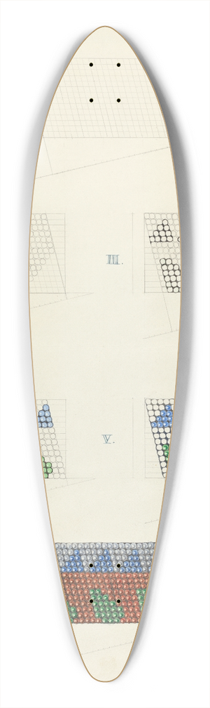 Cornelius Christoffels - Beadwork  Technique Demonstration 39.3 inch art pintail longboard deck