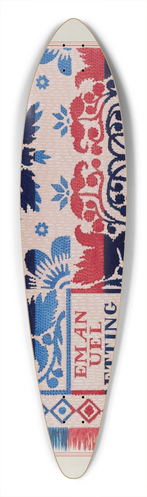 Cornelius Christoffels - Coverlet 39.3 inch art pintail longboard deck