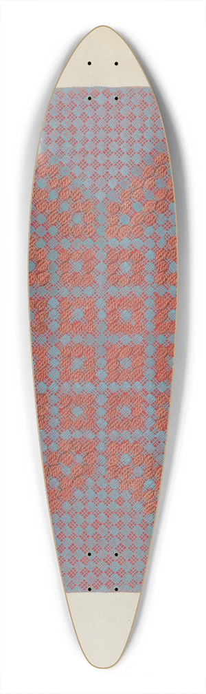 Cornelius Christoffels - Coverlet  Section of Reverse Side 39.3 inch art pintail longboard deck