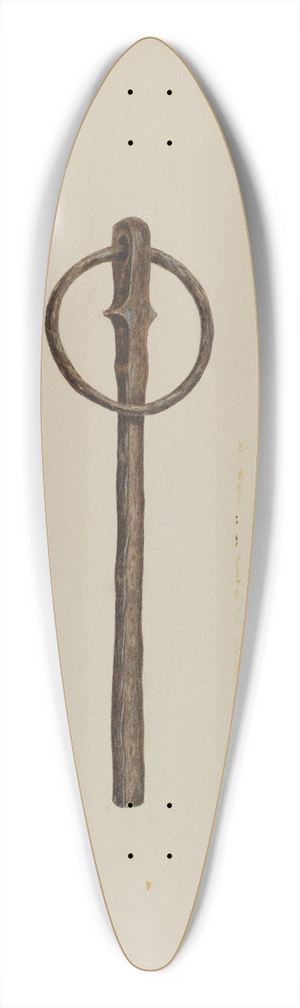 Cornelius Christoffels - Hitching Post 39.3 inch art pintail longboard deck