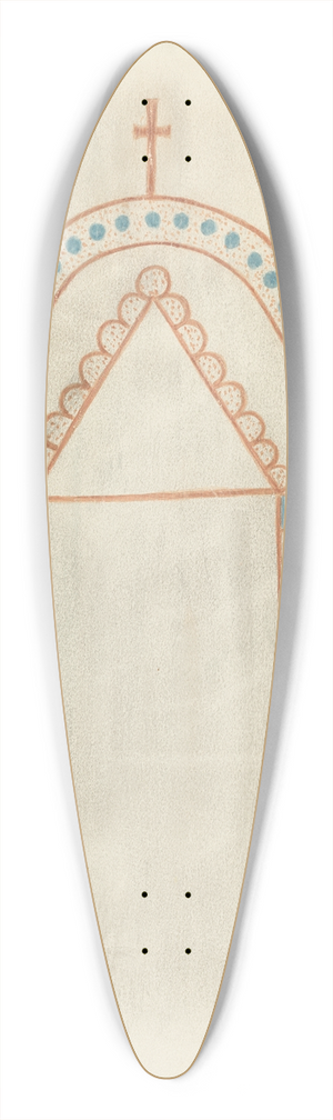 Cornelius Christoffels - Wall Painting 39.3 inch art pintail longboard deck