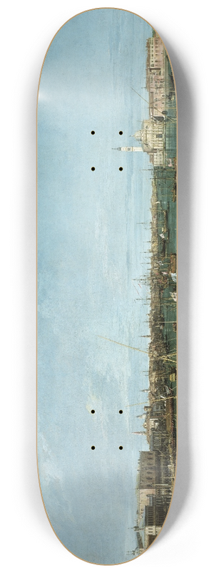 Canaletto - Bacino di San Marco, Venice 8.25 inch art skate deck
