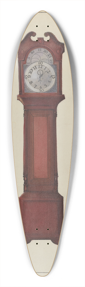 Cornelius Frazier - Grandfathers Clock 39.3 inch art pintail longboard deck
