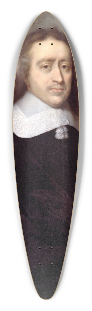 Cornelius Jonson, The Younger - A Dutch Gentleman 39.3 inch art pintail longboard deck