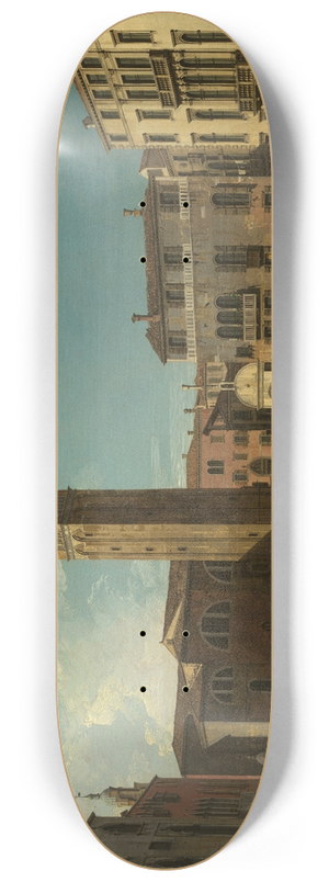 Canaletto - Campo SantAngelo, Venice 8.25 inch art skate deck