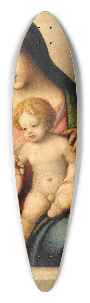 Correggio - Holy Family with the Infant St. John 39.3 inch art pintail longboard deck