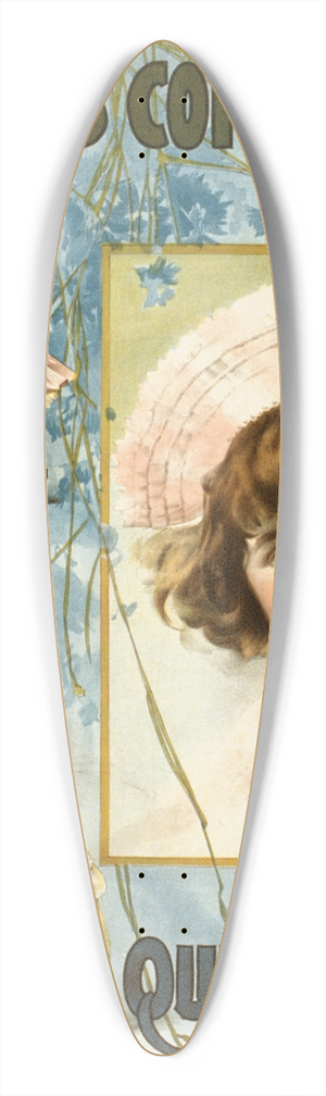 Courier Litho. Co. - Little Queen Mab 39.3 inch art pintail longboard deck