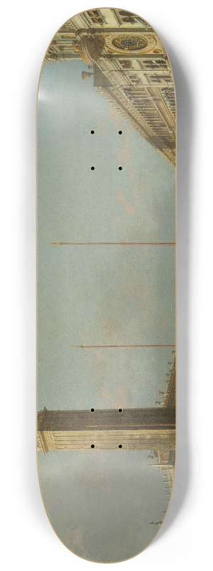 Canaletto - Piazza San Marco Looking South and West 8.25 inch art skate deck