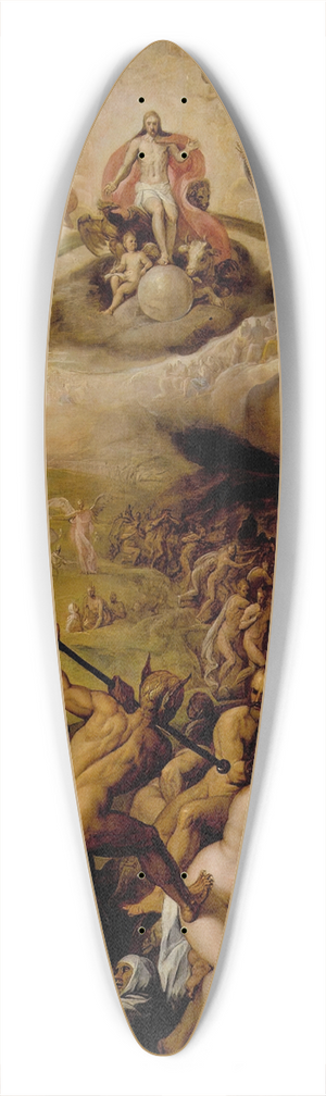 Crispijn van den Broeck - The Last Judgment 39.3 inch art pintail longboard deck