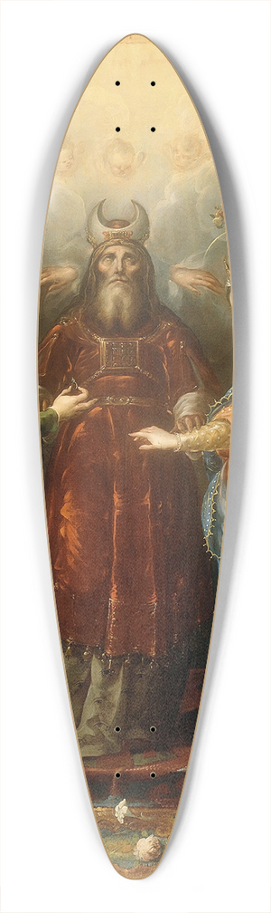 Cristbal De Villalpando - The Betrothal Of The Virgin To Saint Joseph 39.3 inch art pintail longboard deck