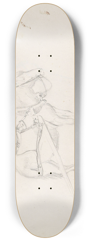 Adolph Tidemand - Horse 8.25 inch art skate deck Adolph Tidemand - Horse 8.25 inch art skate deck