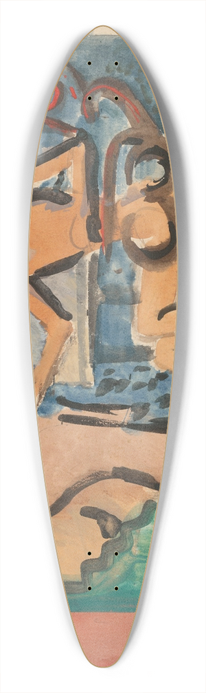 Cyprin Majernk - Atelier 39.3 inch art pintail longboard deck