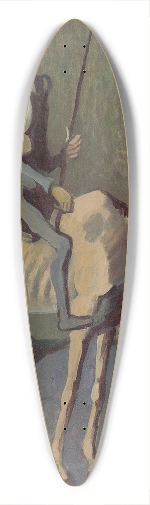 Cyprin Majernk - Don Quichotte 39.3 inch art pintail longboard deck Cyprin Majernk - Don Quichotte 39.3 inch art pintail longboard deck