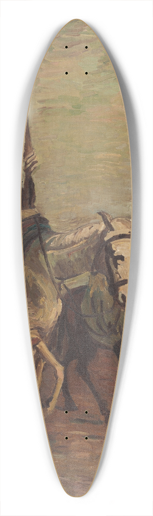 Cyprin Majernk - Don Quichotte and Sancho Panza 39.3 inch art pintail longboard deck Cyprin Majernk - Don Quichotte and Sancho Panza 39.3 inch art pintail longboard deck