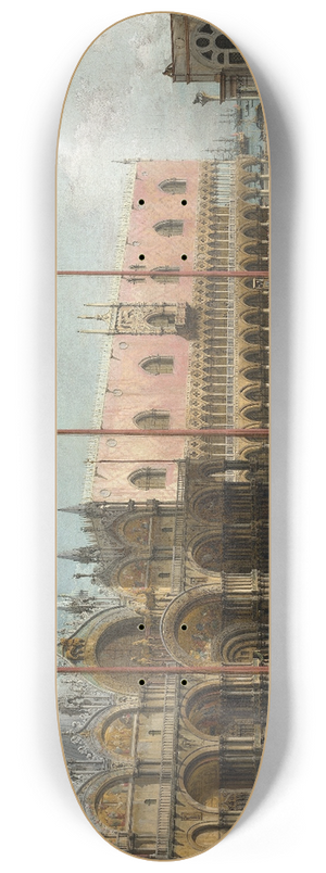 Canaletto - The Square of Saint Marks,Venice 8.25 inch art skate deck