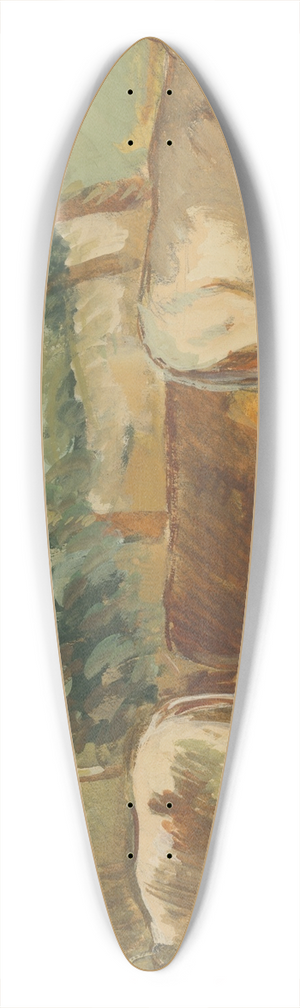 Cyprin Majernk - Kravy 39.3 inch art pintail longboard deck
