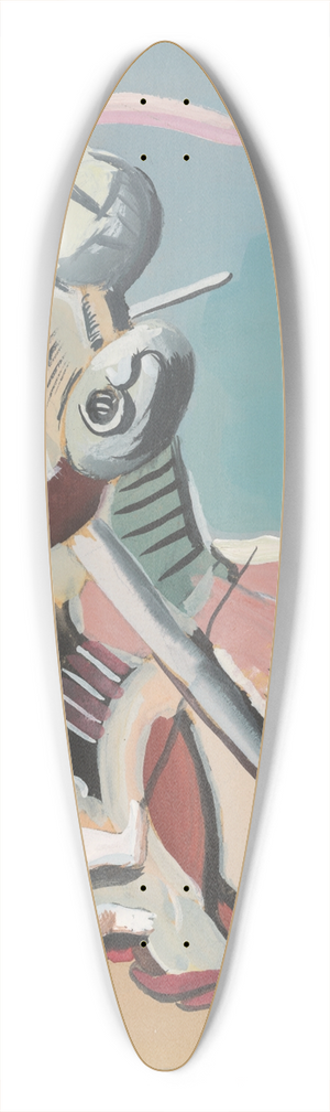 Cyprin Majernk - Massacre of the Innocents 39.3 inch art pintail longboard deck