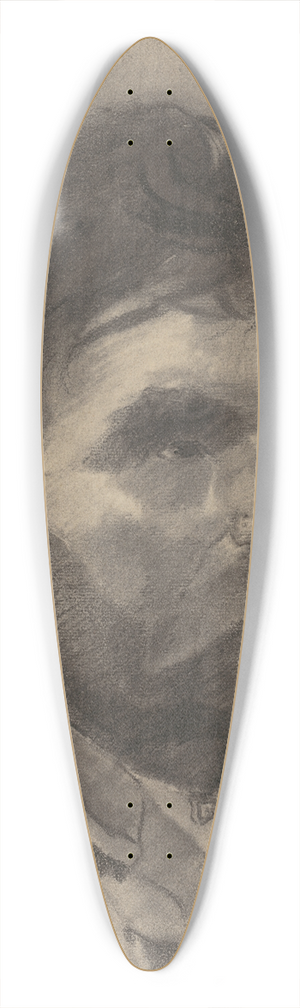 Cyprin Majernk - Robotnk  tdia hlavy 39.3 inch art pintail longboard deck Cyprin Majernk - Robotnk  tdia hlavy 39.3 inch art pintail longboard deck