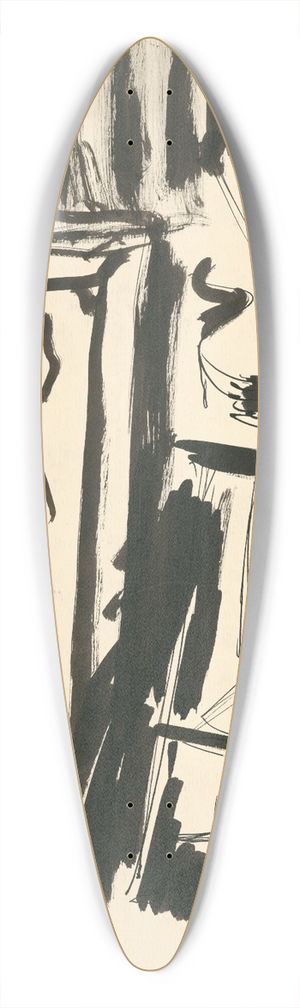 Cyprin Majernk - Still Life 39.3 inch art pintail longboard deck