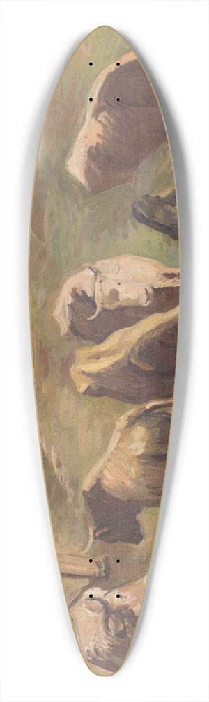 Cyprin Majernk - Summer 39.3 inch art pintail longboard deck