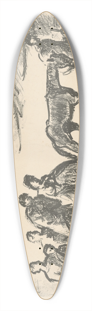 Cyprin Majernk - Vysahovalci 39.3 inch art pintail longboard deck