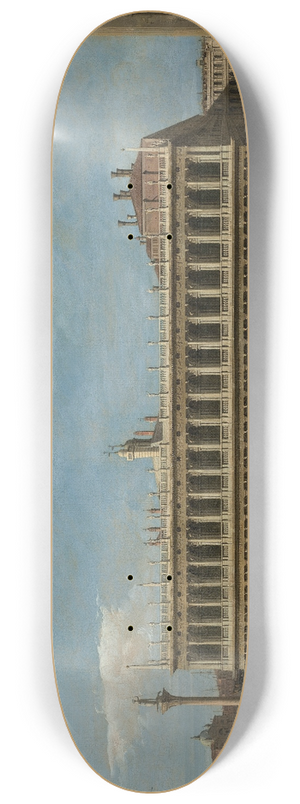 Canaletto - Venice, the Piazzetta, looking west, with the Libreria 8.25 inch art skate deck