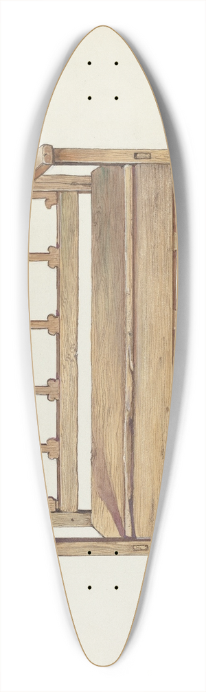 Dana Bartlett - Bench 39.3 inch art pintail longboard deck