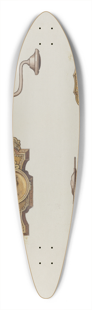 Dana Bartlett - Brackets 39.3 inch art pintail longboard deck