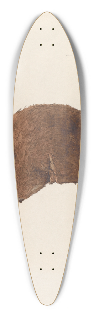 Dana Bartlett - Sealskin Cap 39.3 inch art pintail longboard deck