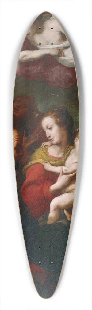 Daniele Crespi - The Angels Message to Joseph 39.3 inch art pintail longboard deck