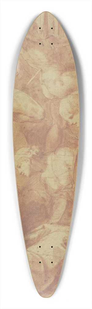 Daniele da Volterra - Martyr scenes 39.3 inch art pintail longboard deck