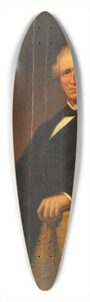 Daniel Huntington - John Cleve Green (1800-1875) 39.3 inch art pintail longboard deck