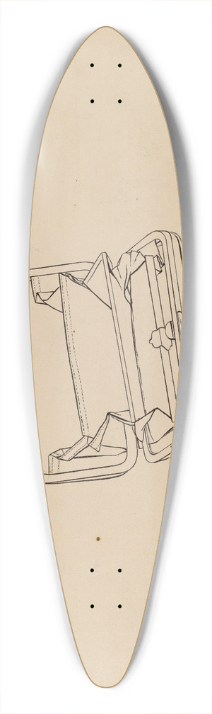 Daniel Marshack - Card Case 39.3 inch art pintail longboard deck