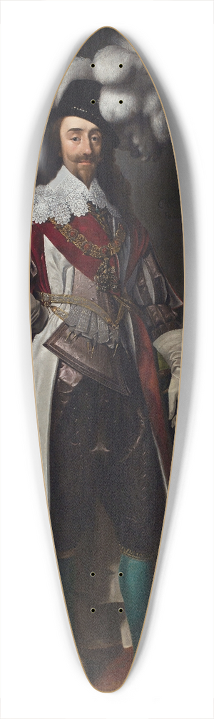 Daniel Mytens - Charles I 39.3 inch art pintail longboard deck