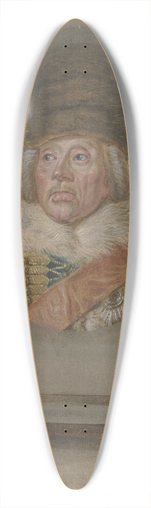 Daniel Nikolaus Chodowiecki - Brustbildnis des Generals Ziethen im Oval, rechteckig gerahmt 39.3 inch art pintail longboard deck