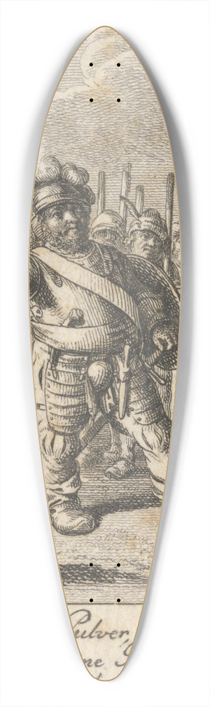 Daniel Nikolaus Chodowiecki - Henry IV, Part I, Act IV, Scene II 39.3 inch art pintail longboard deck