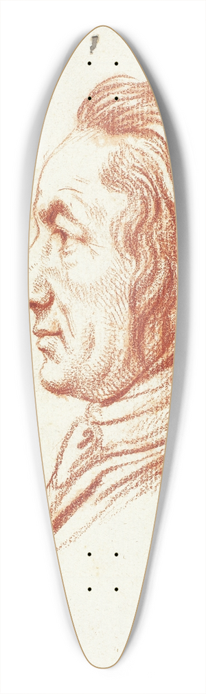 Daniel Nikolaus Chodowiecki - Portrait Head of a Man in Profile 39.3 inch art pintail longboard deck