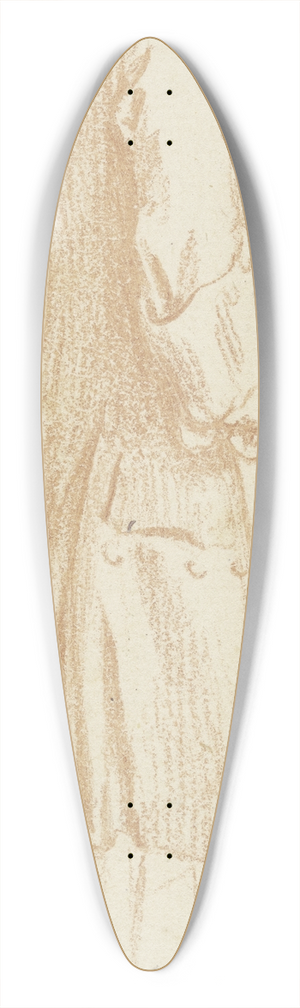 Daniel Nikolaus Chodowiecki - Stehender Mann mit einem Stock in der Rechten im Profil nach rechts. 39.3 inch art pintail longboard deck