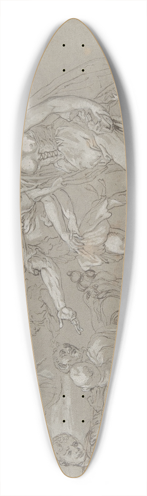 Daniel Seiter - The Rape of Helena 39.3 inch art pintail longboard deck