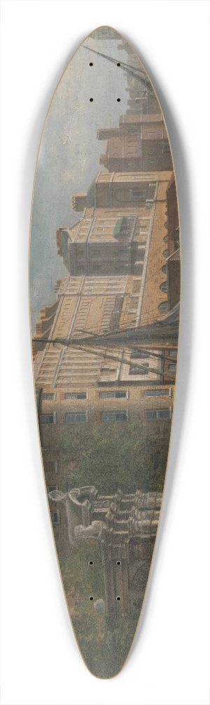 Daniel Turner - York Water-Gate and the Adelphi 39.3 inch art pintail longboard deck