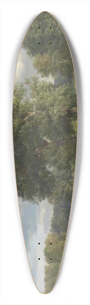 Dankvart Dreyer - Landscape near Hammermllen, North Zealand 39.3 inch art pintail longboard deck