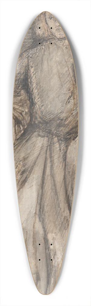 Dante Gabriel Rossetti - Miss Elizabeth Siddal 39.3 inch art pintail longboard deck