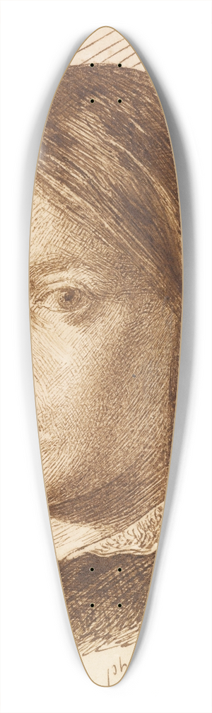 Dante Gabriel Rossetti - Portrait of Emma Madox Brown 39.3 inch art pintail longboard deck