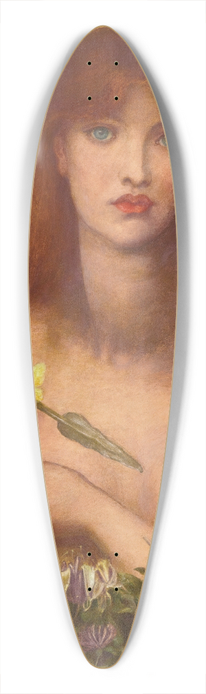 Dante Gabriel Rossetti - Venus Verticordia 39.3 inch art pintail longboard deck