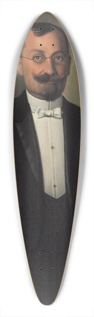 Daoud Corm - Title Unknown 39.3 inch art pintail longboard deck