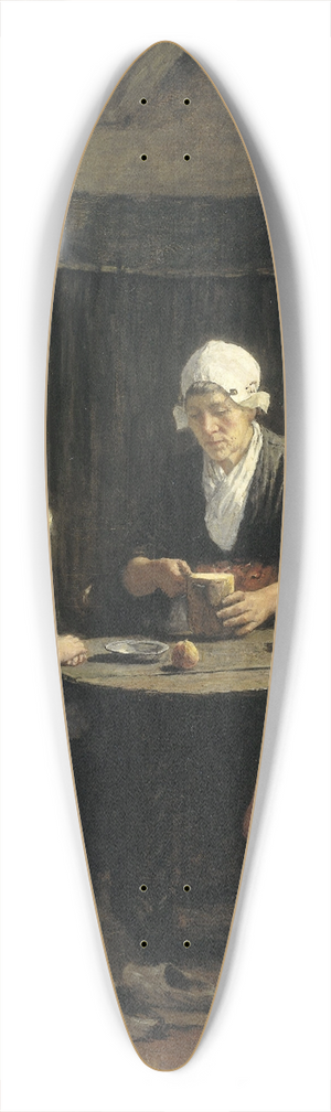 David Adolph Constant Artz - At Grandmothers 39.3 inch art pintail longboard deck